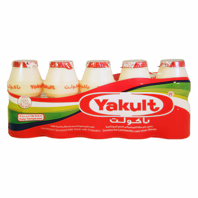 Yakult Probiotic Drinks, 80ml Pack of 5